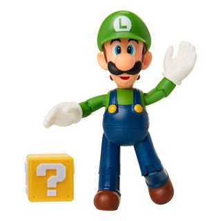 JAKKS PACIFIC Super Mario: Mario con Question Block - Figure collettive (Multicolore)