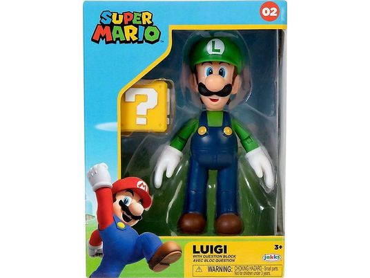 JAKKS PACIFIC Super Mario : Mario avec Bloc question - Figure collective (Multicolore)