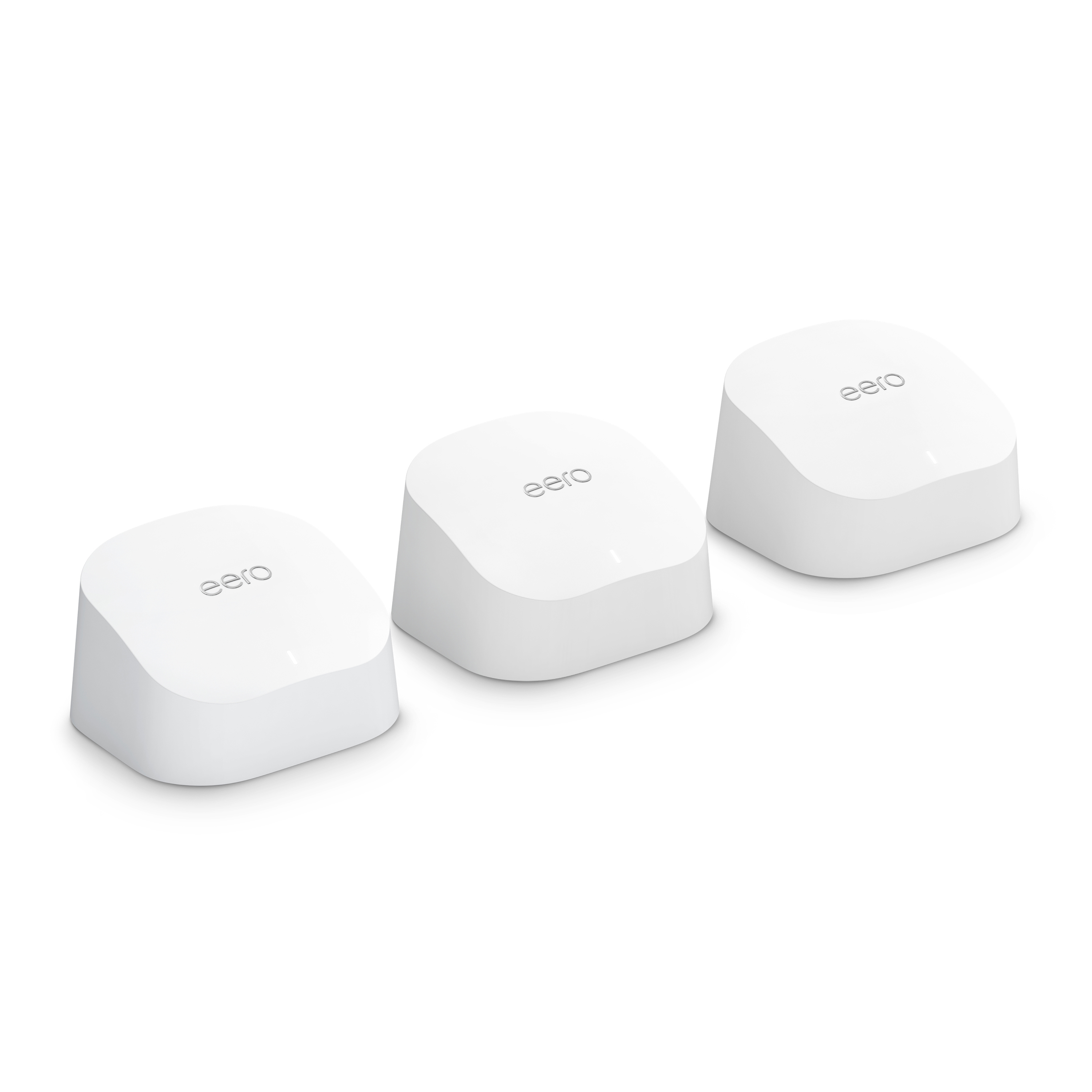 AMAZON eero-6-Dualband-Mesh-Wi-Fi-6-System - 3er Pack Mesh Router 500 Mbit/s