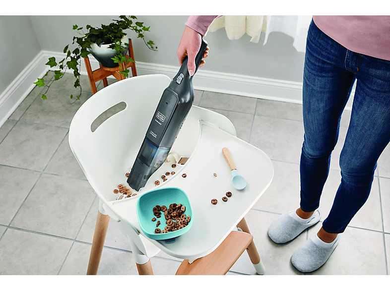 Black & Decker HLVC320B11 Akku Staubsauger (0,13 l, Akkulaufzeit: 15 min., Titanium) — Foto 5 von 5