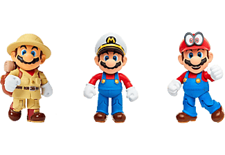 JAKKS PACIFIC Super Mario Odyssey - 3er-Pack - Sammelfigur (Mehrfarbig)