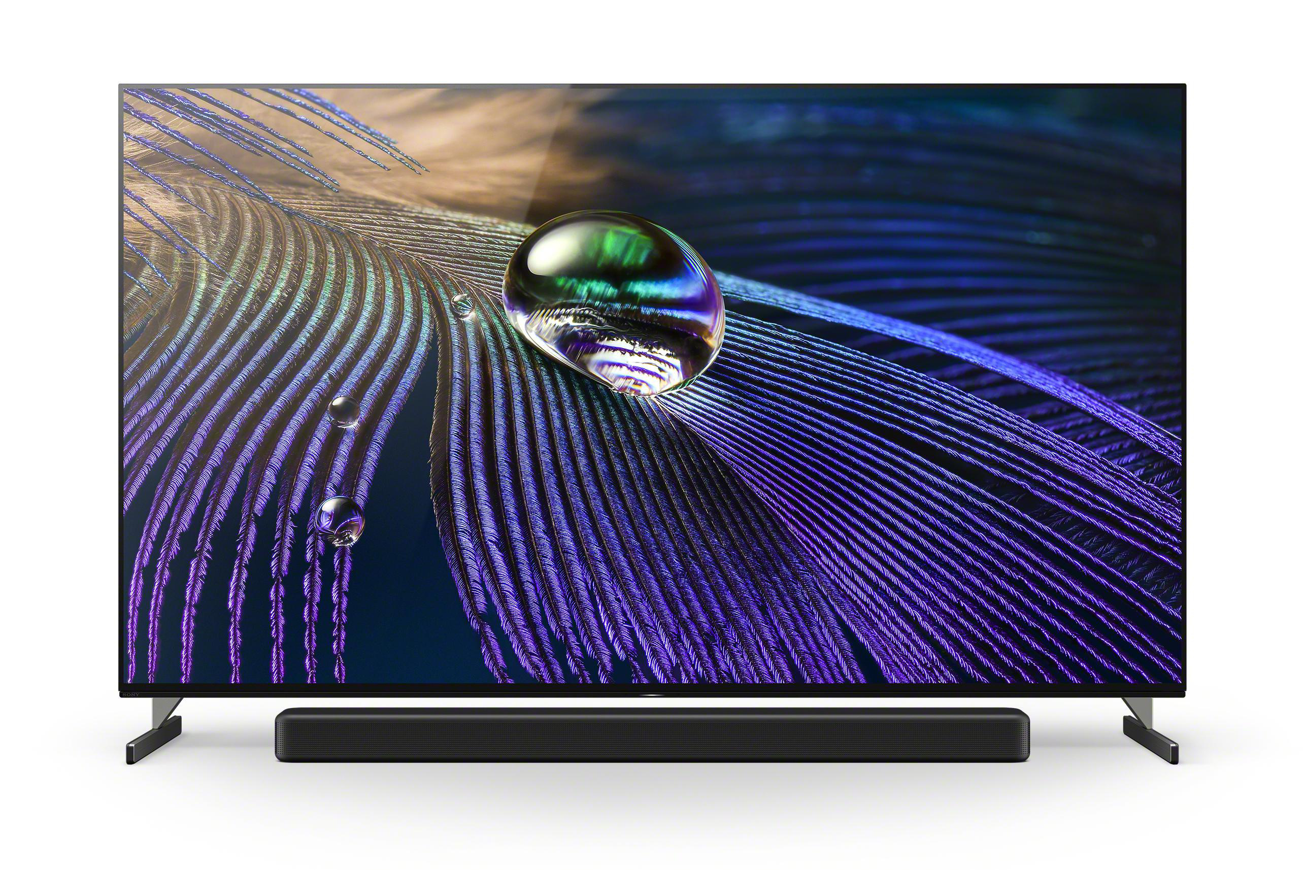 SONY XR-55A90J OLED TV (Flat, 55 Zoll / 139 cm, OLED 4K, SMART TV, Google TV)