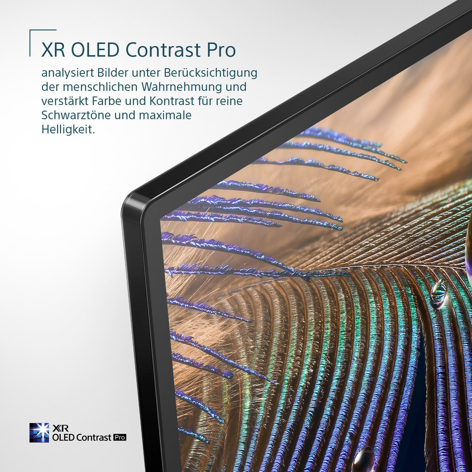 SONY XR-83A90J OLED TV (Flat, 83 Zoll / 210 cm, OLED 4K, SMART TV, Google TV)