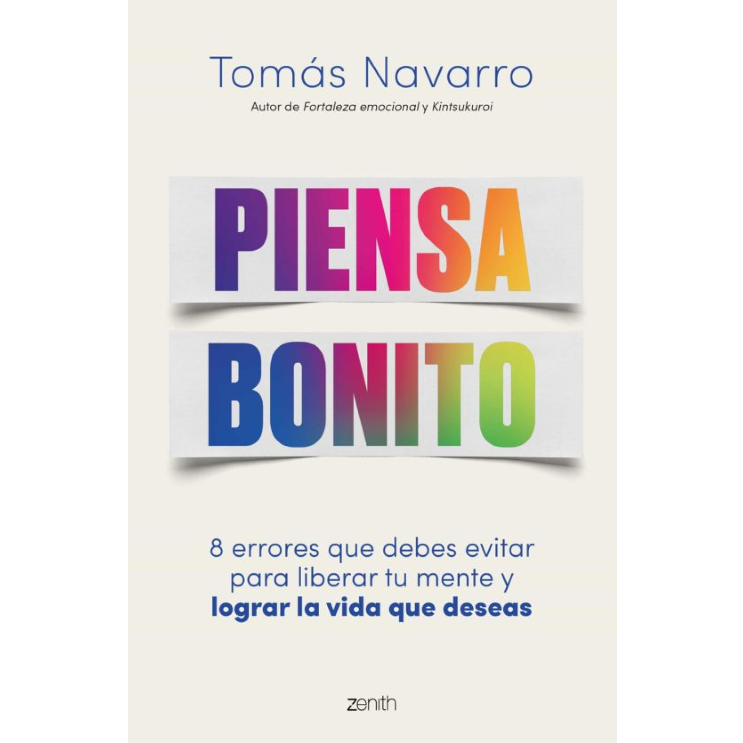 Libro Piensa Bonito de navarro español