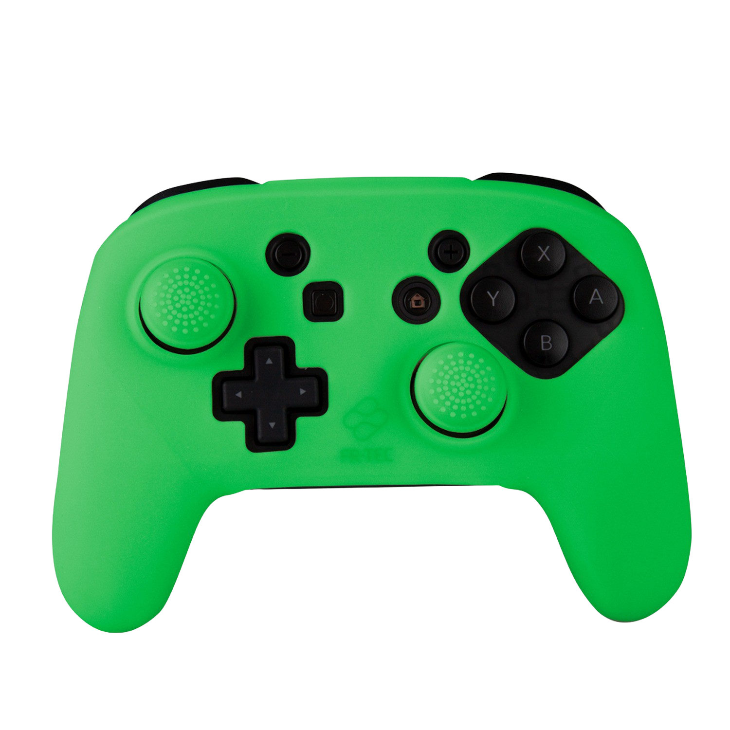 Funda + grips - FR-Tec FT1051, Para Nintendo Switch Pro Controller, Silicona, Verde
