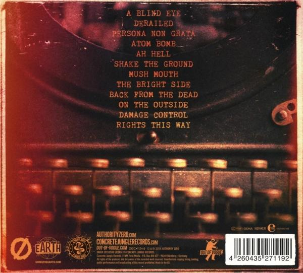 Authority Zero - Persona Non Grata  - (CD)