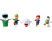 JAKKS PACIFIC Super Mario : Boo - Paquet de 5 - Figure collective (Multicolore)