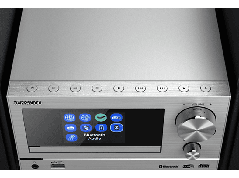 Kenwood Micro HiFi-System M7000S, silber — Foto 4 von 5