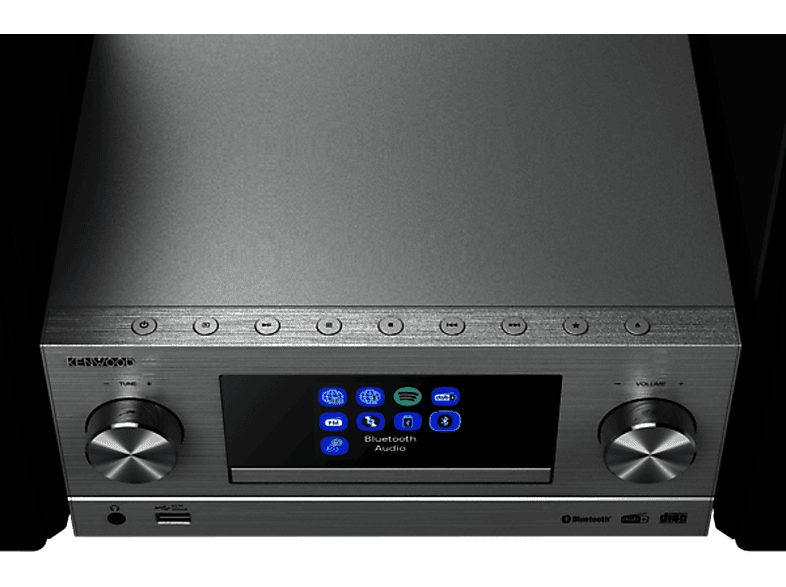 Kenwood Micro HiFi-System M9000S, silber — Foto 4 von 5