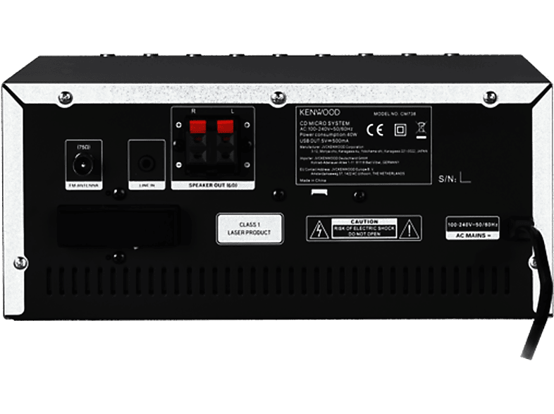 Kenwood Micro HiFi-System M9000S, silber — Foto 5 von 5