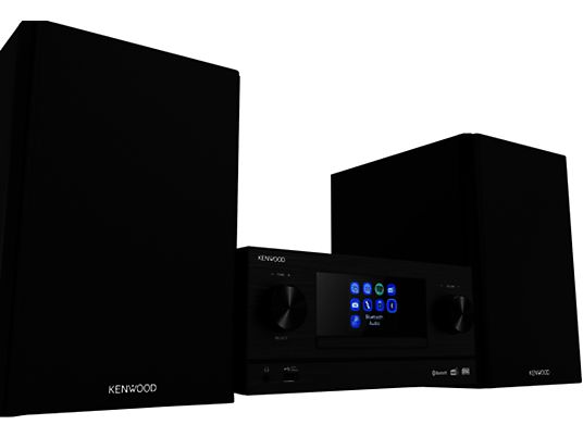 KENWOOD M-9000S-B - Micro HiFi-System (Schwarz)