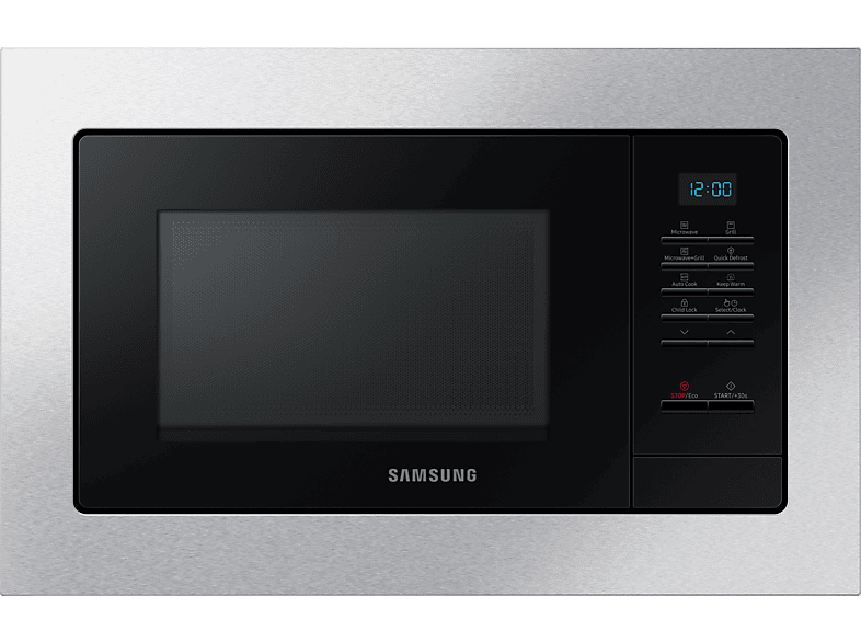 Microondas Samsung MC28M6055CS, Inox, 28 L, 900 W, Grill