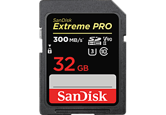 SANDISK Extreme PRO®, SDHC Speicherkarte, 32 GB, 300 MB/s