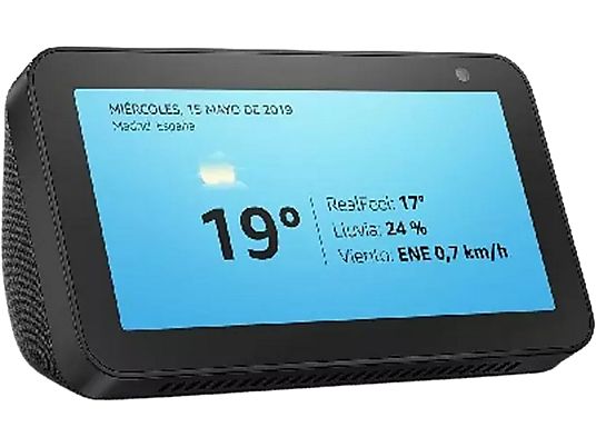 Pantalla inteligente con Alexa - Echo Show 5 (1ªGen), 5.5", Sonido alta calidad,Controlador de Hogar,Antracita