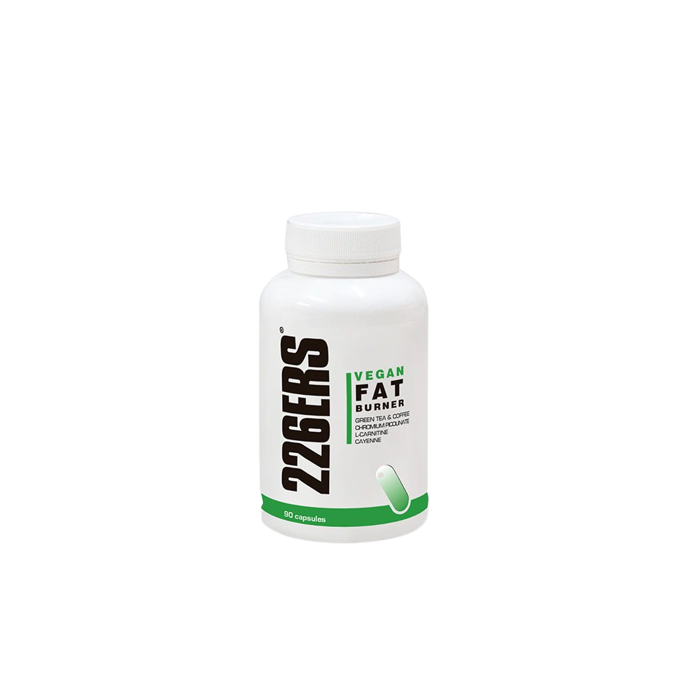 226ers Vegan Fat burner quemador de grasas base café verde cayena y lcarnitina 90 suplemento alimenticio