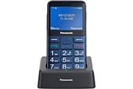 Teléfono - Panasonic KX-TU155, Con Botones Físicos, 2.4", TFT LCD, Bluetooth, Linterna LED, Azul