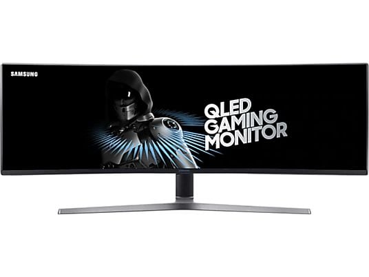 Monitor gaming - Samsung LC49HG90DMRXEN, Curvo, 49” UFHD, QLED, 32:9, 144 Hz, 1 ms, HDR, FreeSync 2, Negro