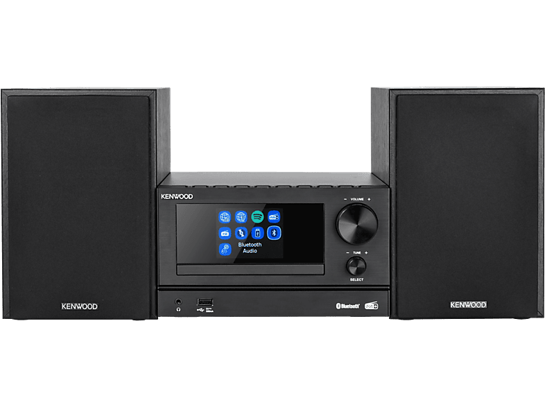 Kenwood Smart Micro Hi-fi Systeem Zwart (m-7000s-b)