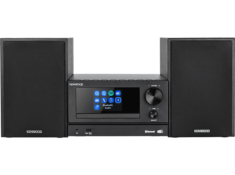 Kenwood Mini Chaîne Hi-fi Intelligente Noir (m-7000s-b)