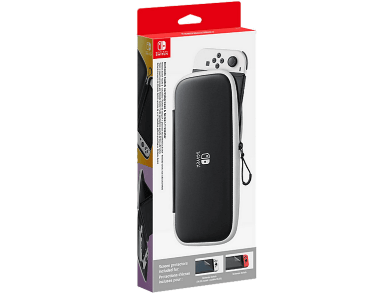 Nintendo Switch OLED Model Carry Case + Screen Protector; Tasche+ Schutzfolie