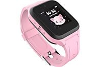 TCL Movetime Family Watch MT40X - Smartwatch per bambini (Larghezza: 18 mm, Silicone, Rose/Nero)