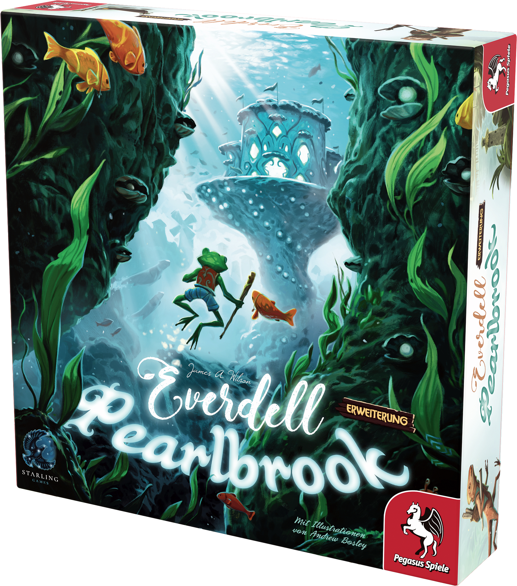 PEGASUS SPIELE Everdell: Pearlbrook (deutsche Ausgabe) Brettspiel Mehrfarbig