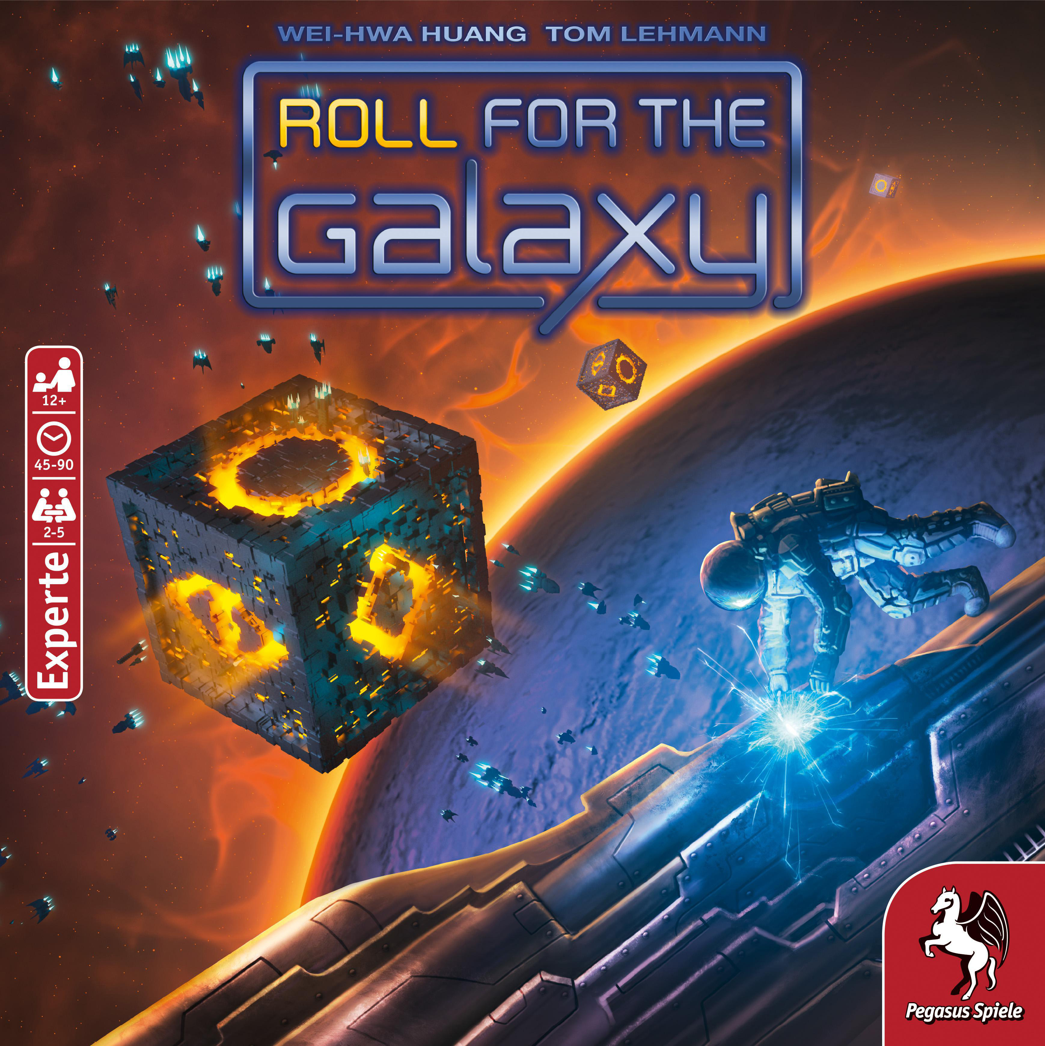 the for Galaxy (deutsche Mehrfarbig PEGASUS Ausgabe) SPIELE Brettspiel Roll
