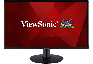 VIEWSONIC VA2418-SH - Monitor, 23.8 ", Full-HD, 75 Hz, Schwarz