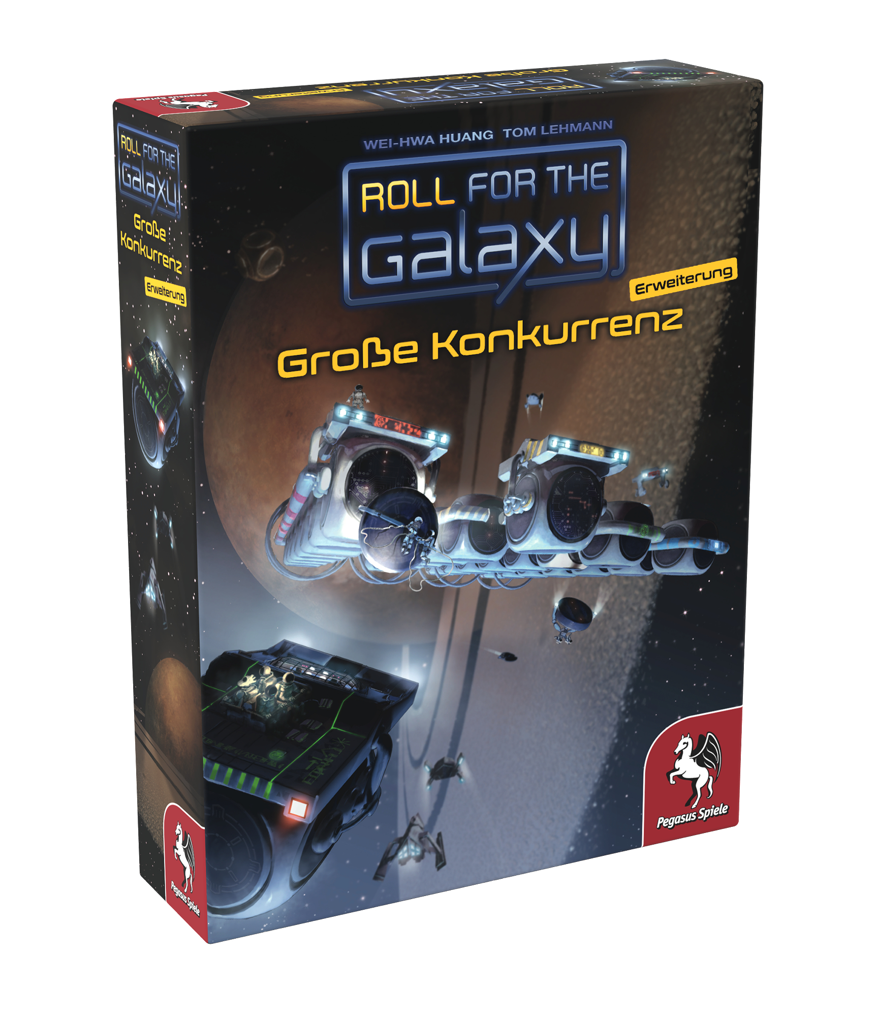 PEGASUS SPIELE Roll for the Galaxy: Große Konkurrenz [Erweiterung] Brettspiel Mehrfarbig