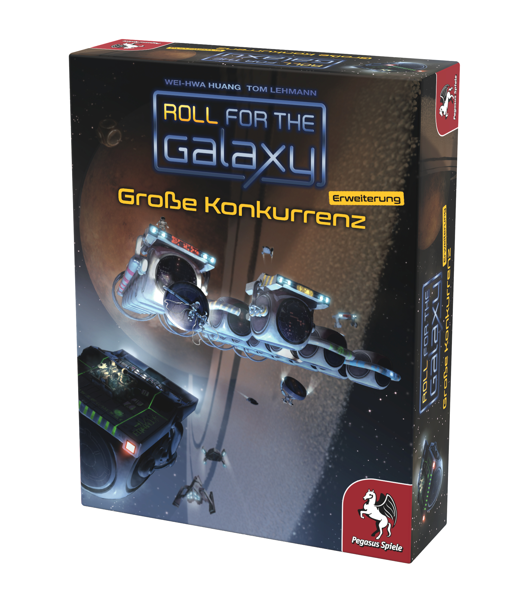 PEGASUS SPIELE Roll for the Galaxy: Große Konkurrenz [Erweiterung] Brettspiel Mehrfarbig