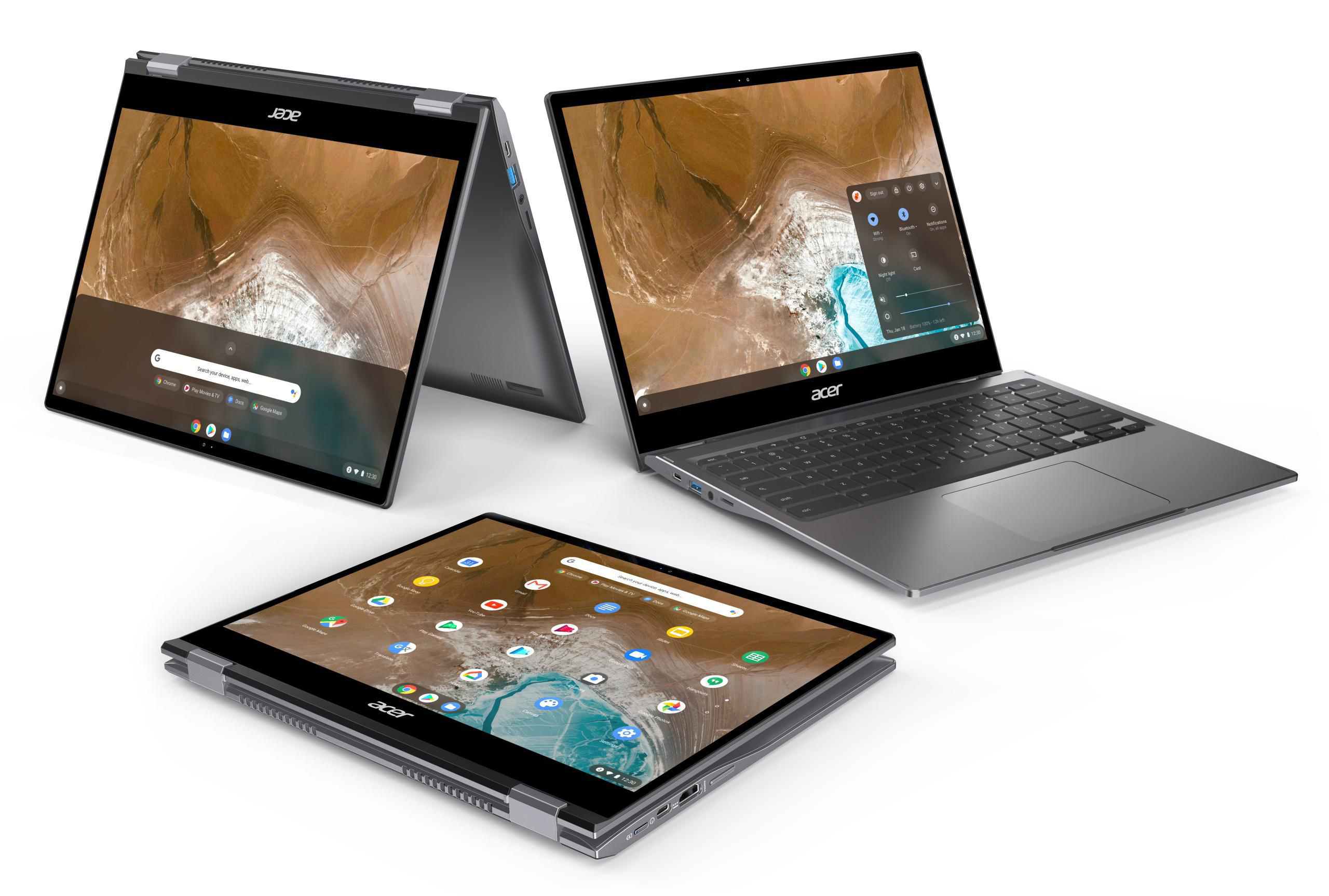 ACER Chromebook Spin 13 (CP713-2W-541X) Premium Chromebook - 13,5 Zoll - Intel® Core™ i5 i5-10210U - 8 GB - 256 GB - Intel® UHD Graphics - Google ChromeOS