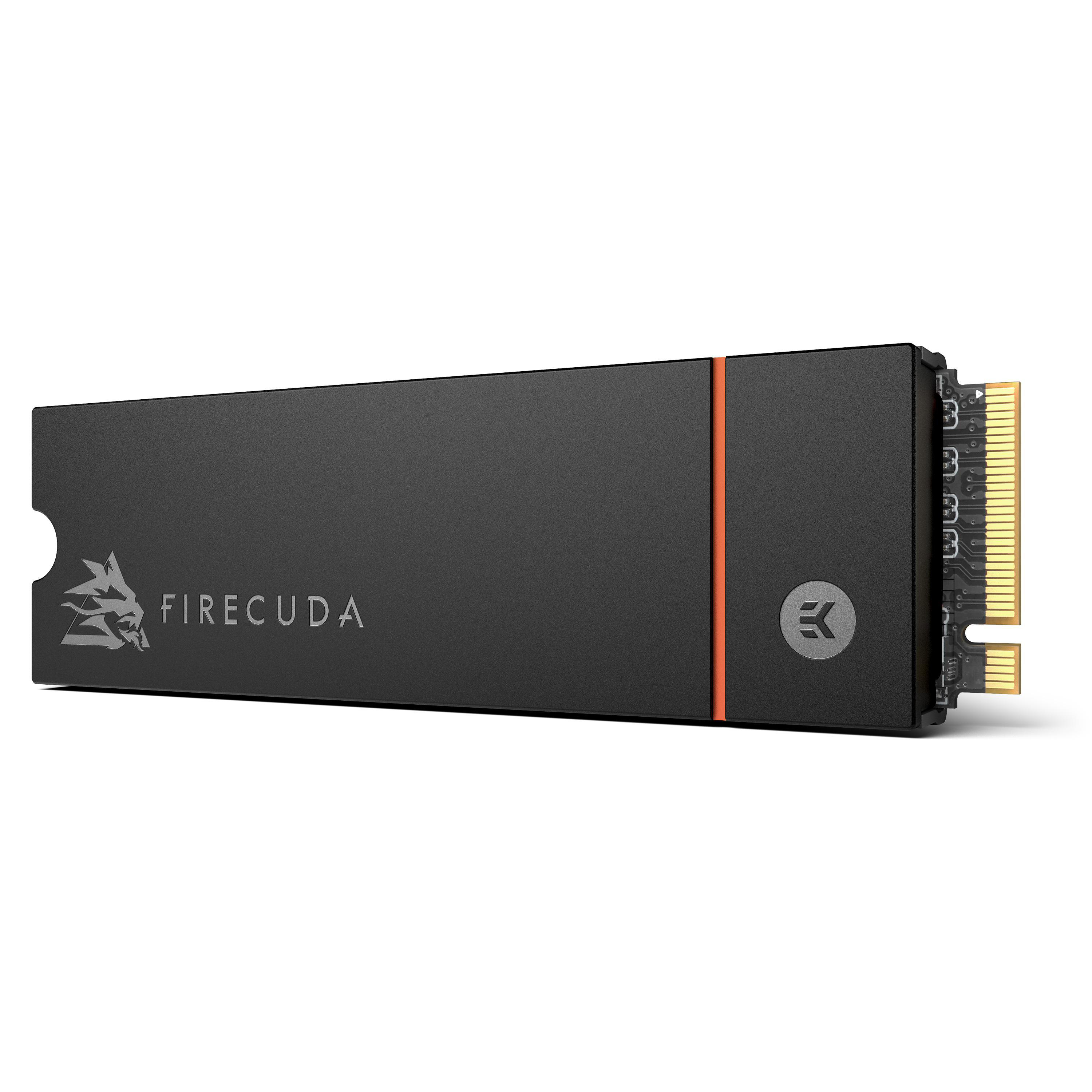 SEAGATE Firecuda 530 NVMe mit Kühlkörper, kompatibel mit PS5 Festplatte Retail, 2 TB SSD M.2 via PCIe, intern