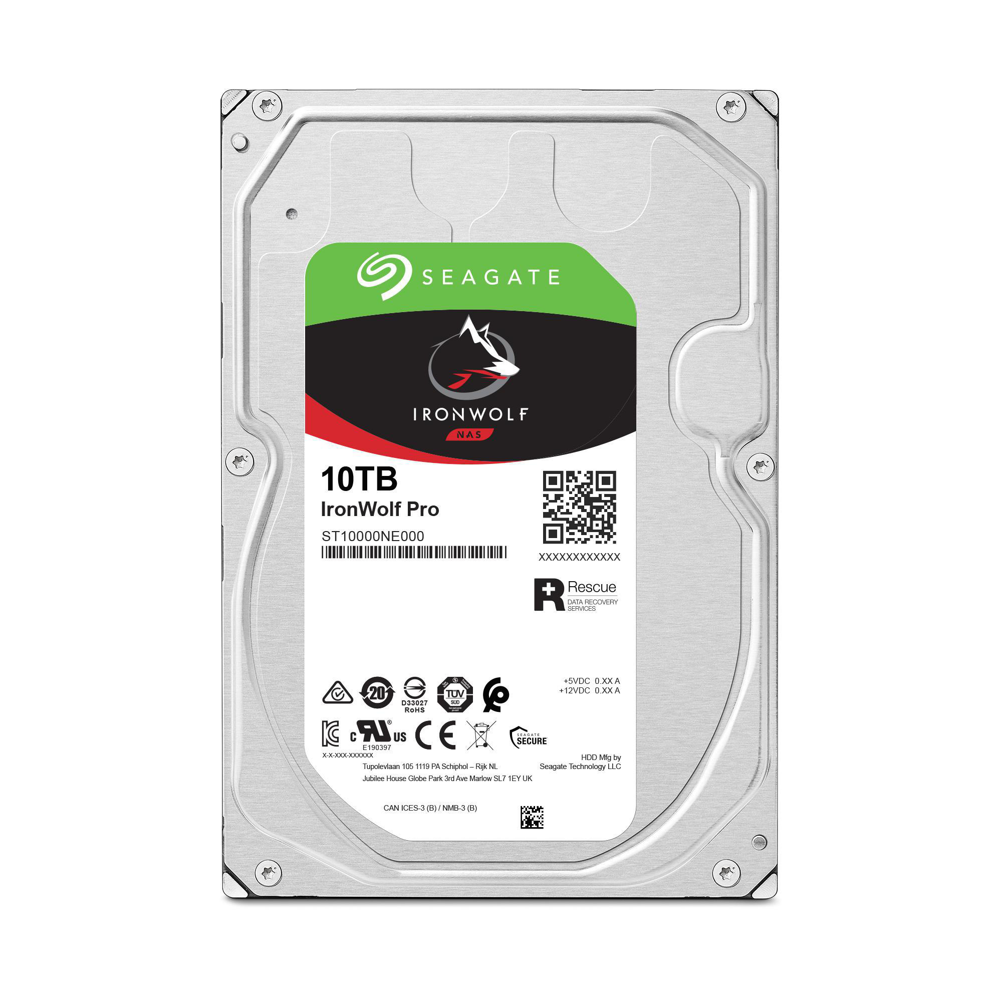 SEAGATE IronWolf Pro Festplatte Bulk, 10 TB HDD PCI Express, 3,5 Zoll, intern