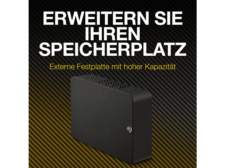 Thumbnail - SEAGATE Expansion Desktop Festplatte, 16 TB HDD, 3,5 Zoll, extern, Schwarz (10)