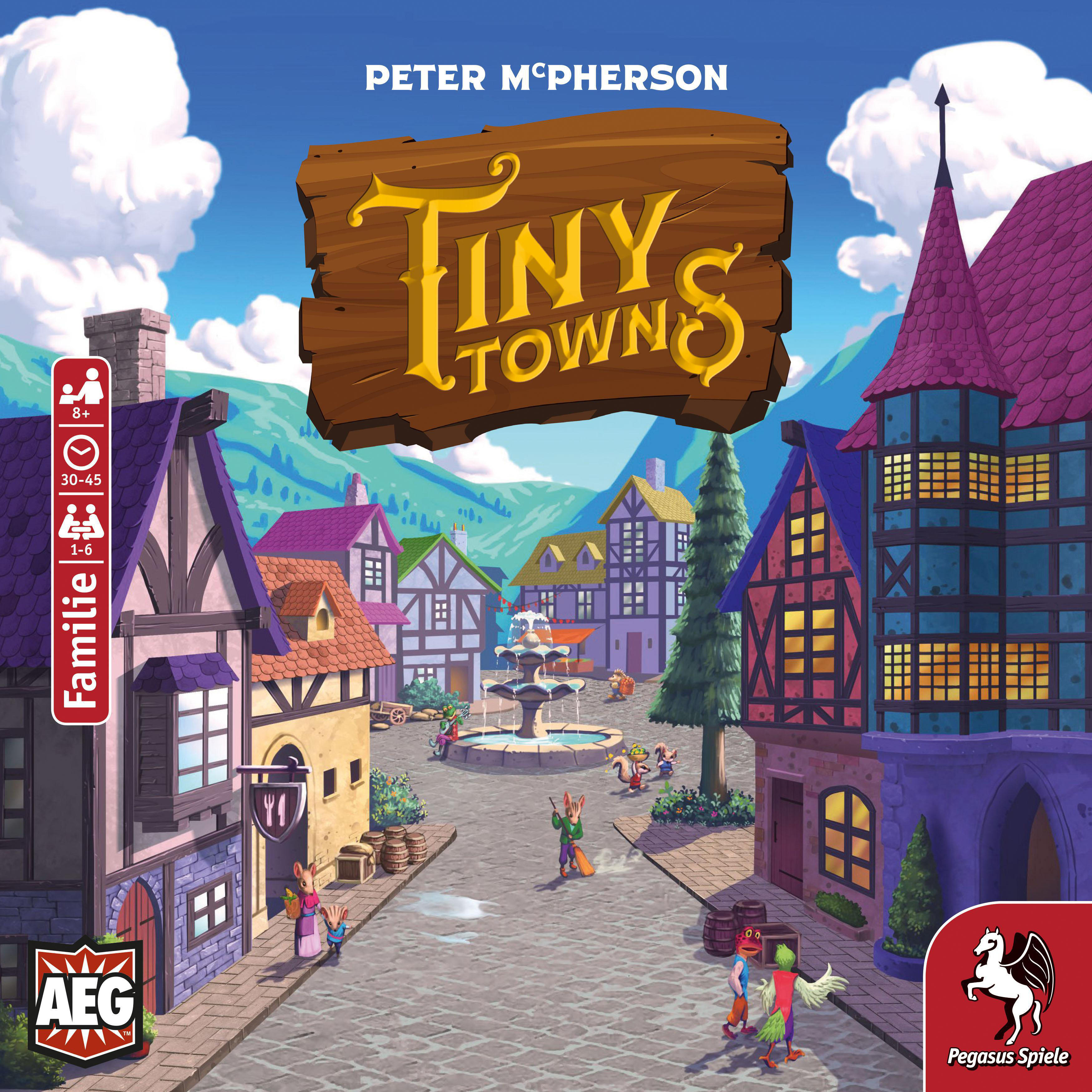 PEGASUS SPIELE Tiny Towns (deutsche Ausgabe) Brettspiel Mehrfarbig