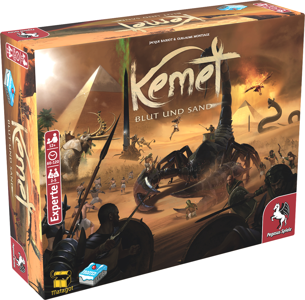 PEGASUS SPIELE Kemet - Blut und Sand (Frosted Games) Brettspiel Mehrfarbig