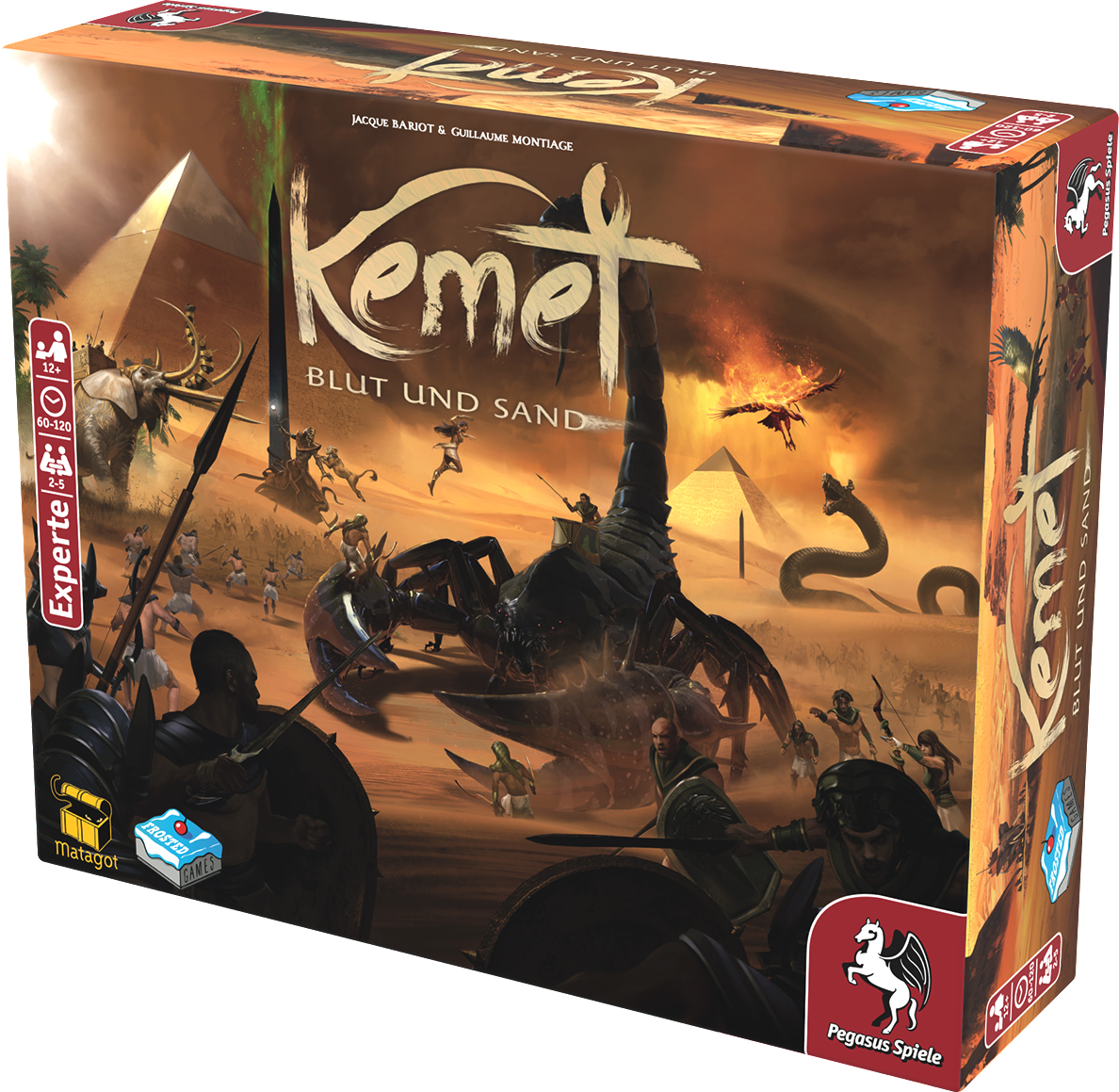 PEGASUS SPIELE Kemet - Blut und Sand (Frosted Games) Brettspiel Mehrfarbig