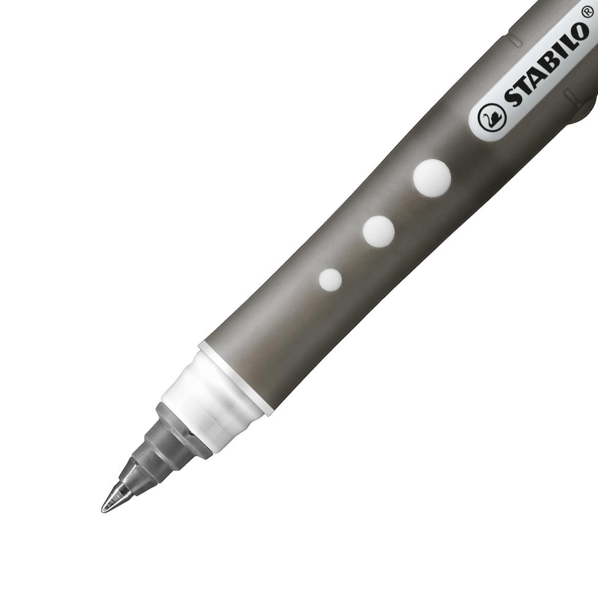 STABILO worker+ colorful, medium, Einzelstift Tintenroller Schwarz