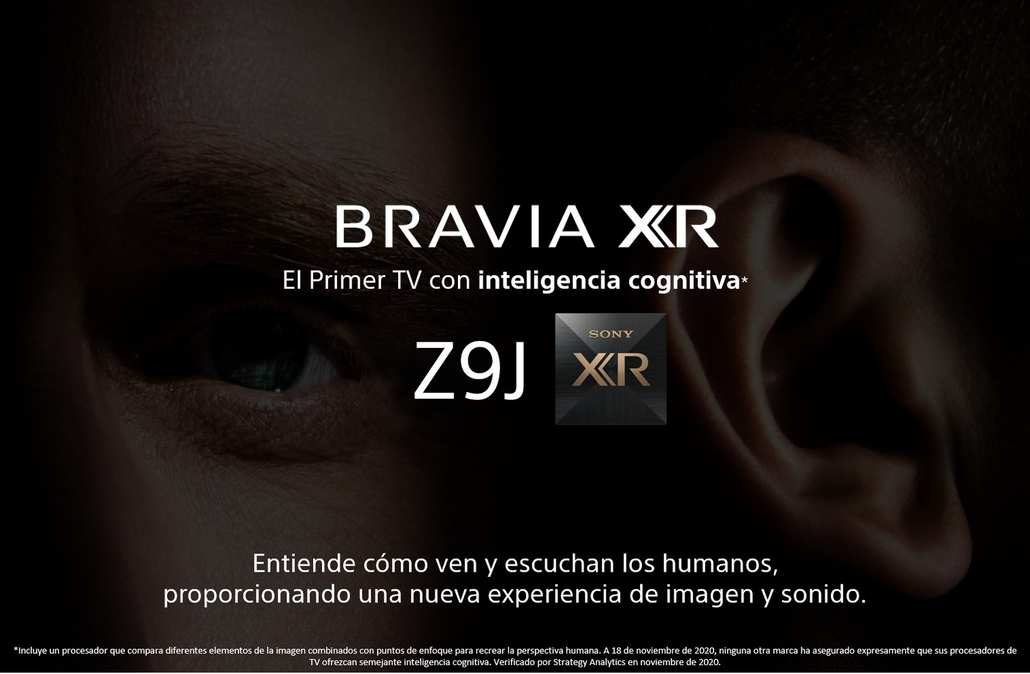 TV LED 75" - Sony 75Z9J, Bravia XR, 8K HDR, Google TV (Smart TV), 4K 120 Hz, Dolby Atmos-Vision, IA, Negro