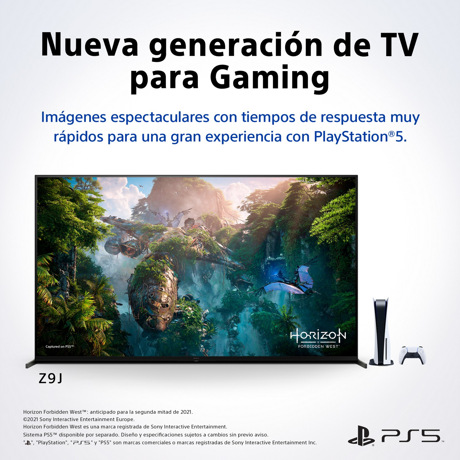 TV LED 75" - Sony 75Z9J, Bravia XR, 8K HDR, Google TV (Smart TV), 4K 120 Hz, Dolby Atmos-Vision, IA, Negro