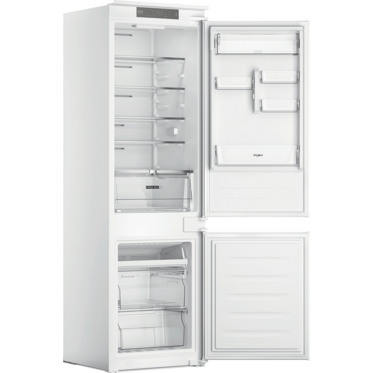 Frigorífico combi - Whirlpool WHC18 T311, Integrable, 250 l, No Frost, 177 cm, Blanco
