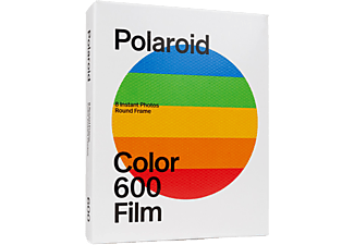 POLAROID színes 600 Film, fotópapír, Kör alakú keret, 600 és i-Type kamerához, 8db instant fotó