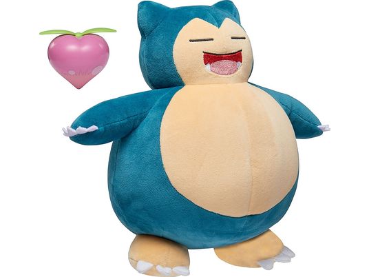 BOTI Pokémon - Snooze Action Snorlax (Ronflex) - Figurine en peluche avec son (Multicolore)