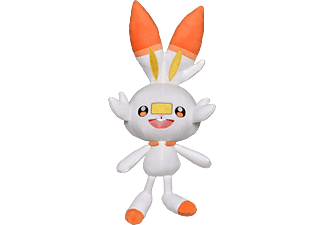 BOTI Pokémon: Sword & Shield - Scorbunny - Figura di peluche (Multicolore)