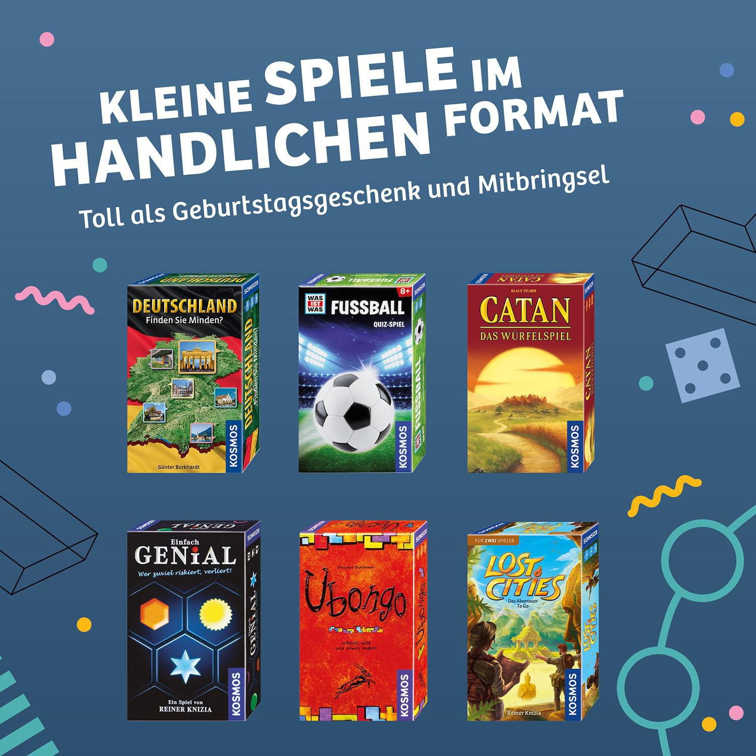 KOSMOS Lost Cities to go Mitbringspiel