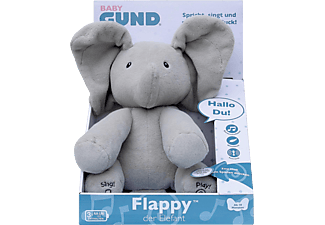 SPIN MASTER GUND Flappy der Elefant 30.5 cm Plüschtier Grau