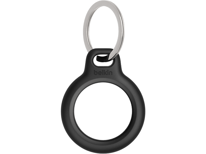 Llavero - Belkin Secure Holder, Compatible con Apple AirTag, Resistente a los golpes, Negro