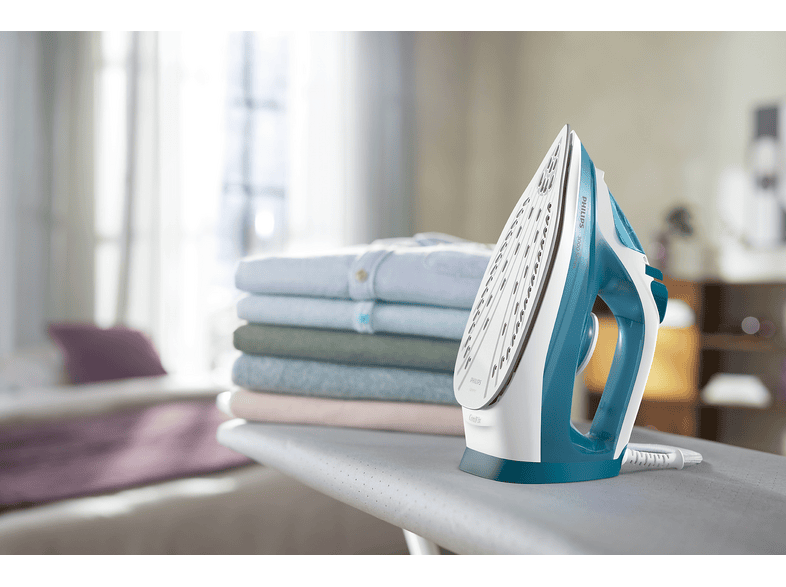 Philips DST3011/20 Dampfbügeleisen (2100 Watt, Türkis/Weiß) — Foto 4 von 5