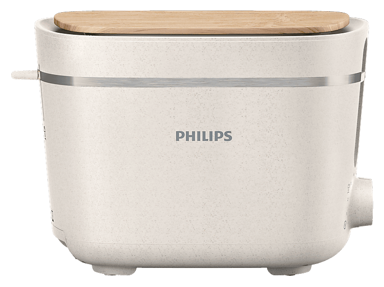 Philips HD2640/10 Eco Conscious Toaster (Silk white matte, 830 Watt, Schlitze: 2)