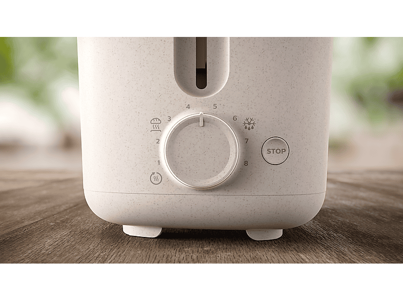 Philips HD2640/10 Eco Conscious Toaster (Silk white matte, 830 Watt, Schlitze: 2) — Foto 5 von 5